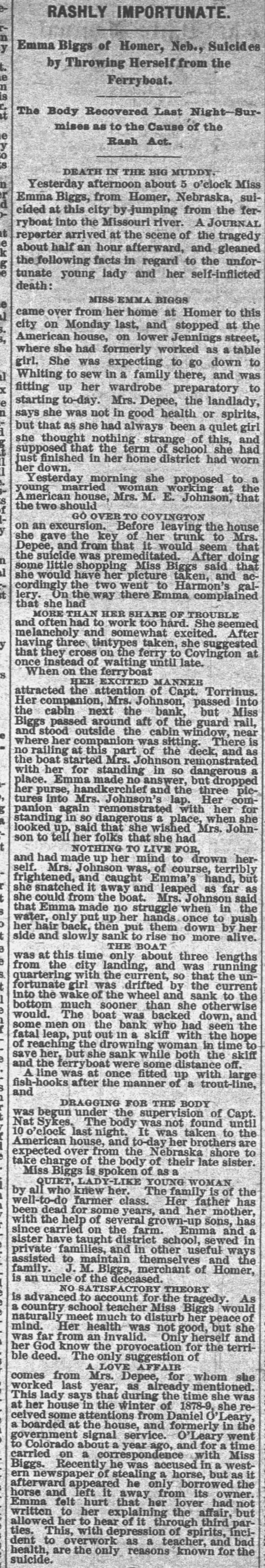 Clipping from Sioux City Journal